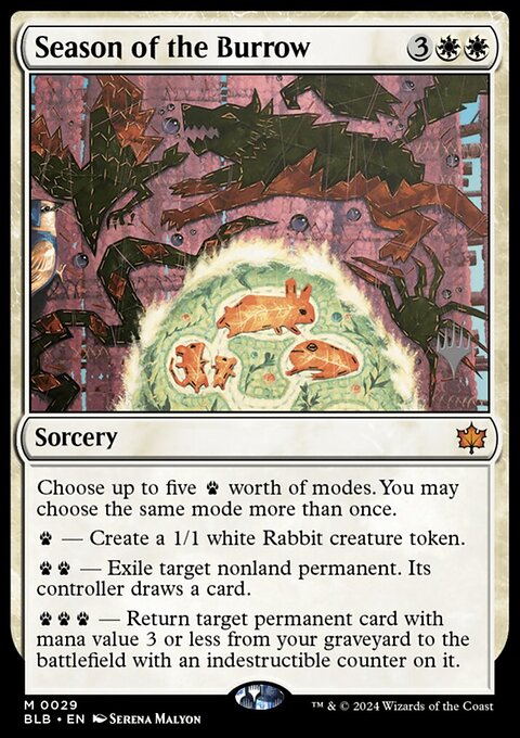Season of the Burrow, Bloomburrow Promos #29p, Magic: The Gathering card