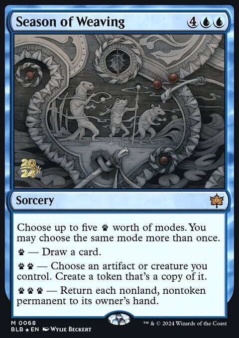 Season of Weaving, Bloomburrow Promos #68s, Magic: The Gathering card