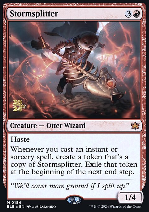 Stormsplitter, Bloomburrow Promos #154s, Magic: The Gathering card