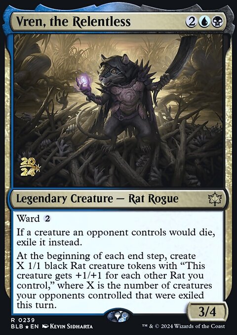 Vren, the Relentless, Bloomburrow Promos #239s, Magic: The Gathering card