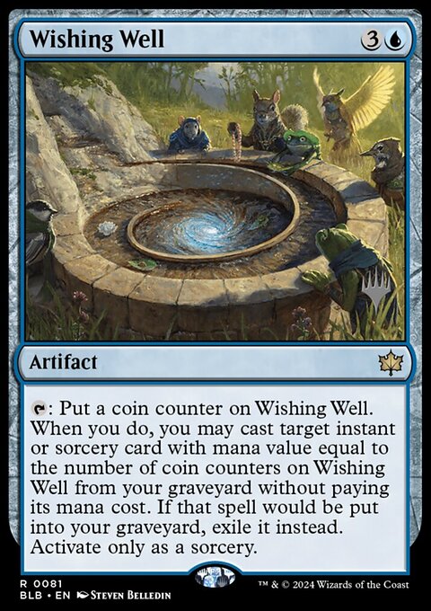 Wishing Well, Bloomburrow Promos #81p, Magic: The Gathering card