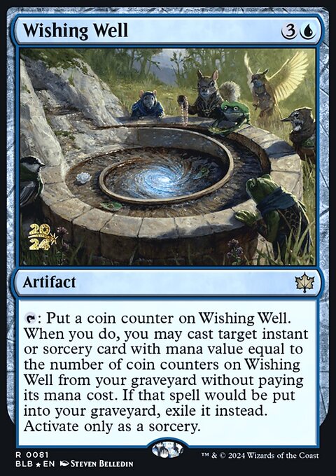 Wishing Well, Bloomburrow Promos #81s, Magic: The Gathering card