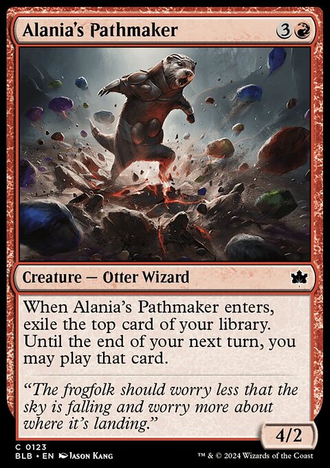 Alania's Pathmaker, Bloomburrow #123, Magic: The Gathering card