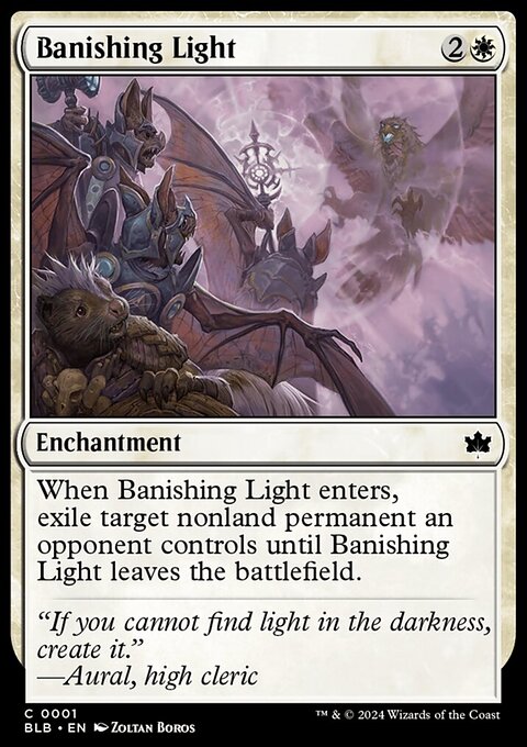 Banishing Light, Bloomburrow #1, Magic: The Gathering card