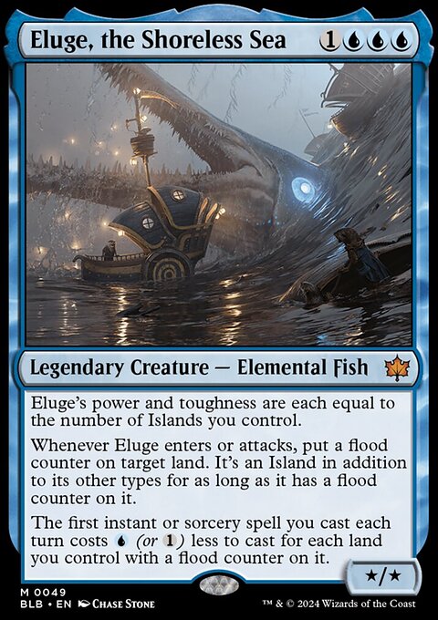 Eluge, the Shoreless Sea, Bloomburrow #49, Magic: The Gathering card