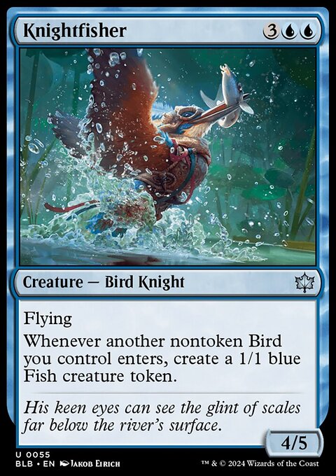 Knightfisher, Bloomburrow #55, Magic: The Gathering card