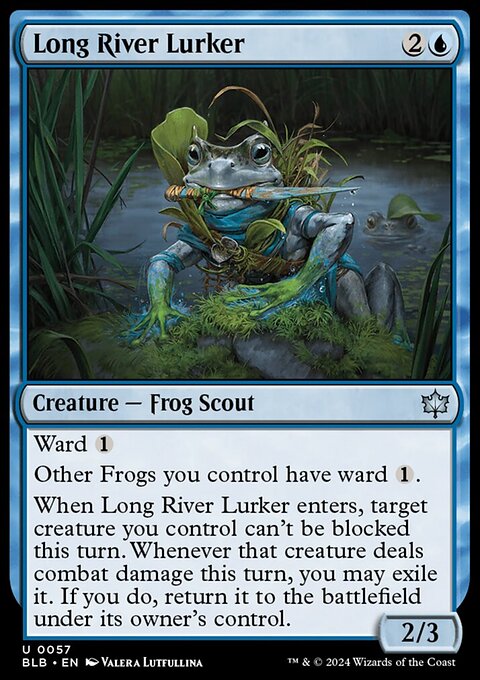 Long River Lurker, Bloomburrow #57, Magic: The Gathering card