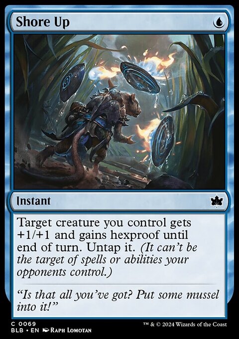 Shore Up, Bloomburrow #69, Magic: The Gathering card
