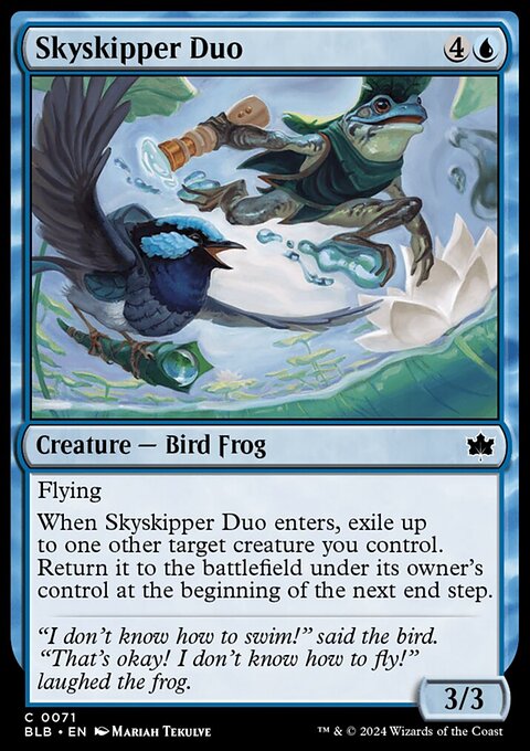 Skyskipper Duo, Bloomburrow #71, Magic: The Gathering card