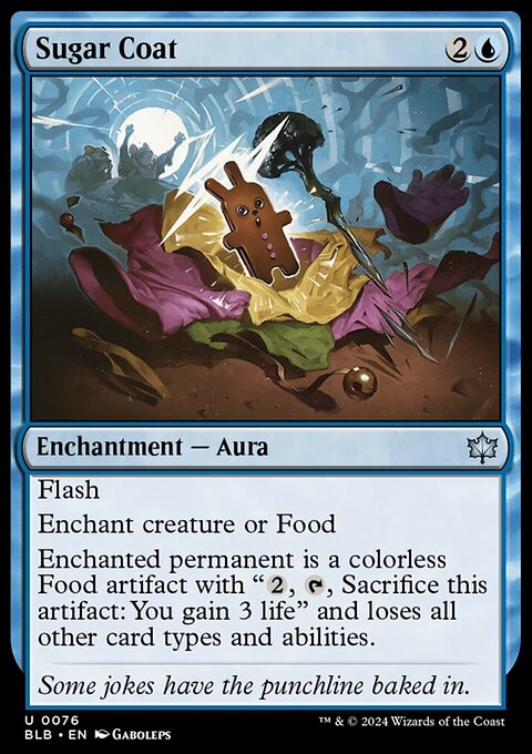 Sugar Coat, Bloomburrow #76, Magic: The Gathering card