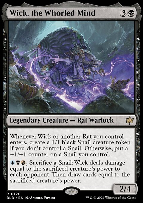Wick, the Whorled Mind, Bloomburrow #120, Magic: The Gathering card