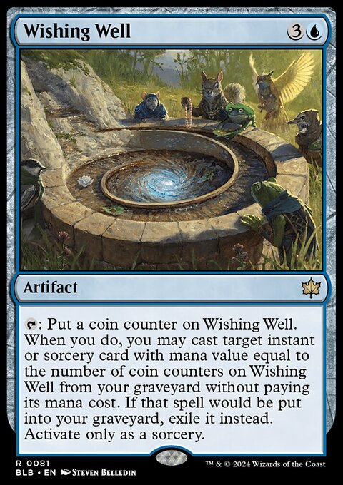 Wishing Well, Bloomburrow #81, Magic: The Gathering card