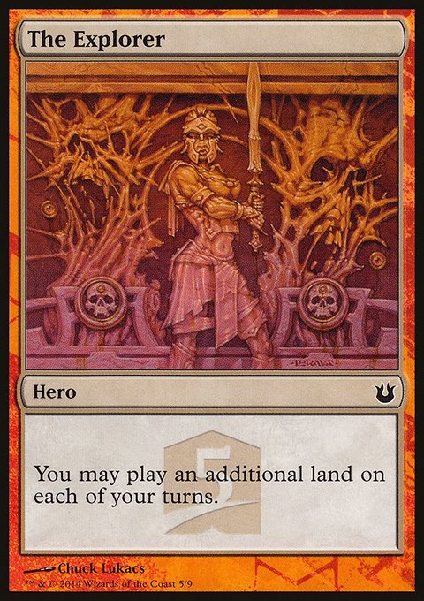 The Explorer, Born of the Gods Hero's Path #5, Magic: The Gathering card
