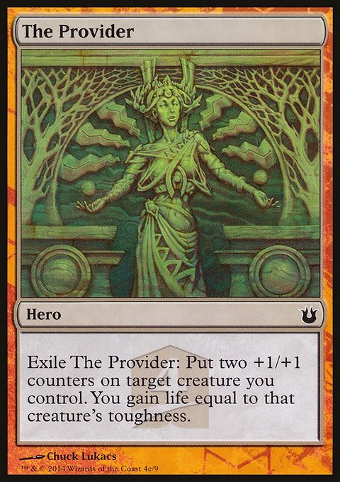 The Provider, Born of the Gods Hero's Path #4e, Magic: The Gathering card