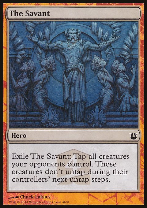 The Savant, Born of the Gods Hero's Path #4b, Magic: The Gathering card