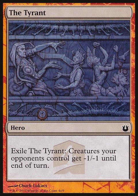The Tyrant, Born of the Gods Hero's Path #4c, Magic: The Gathering card