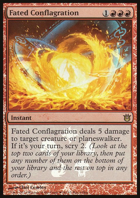 Fated Conflagration, Born of the Gods Promos #94★, Magic: The Gathering card