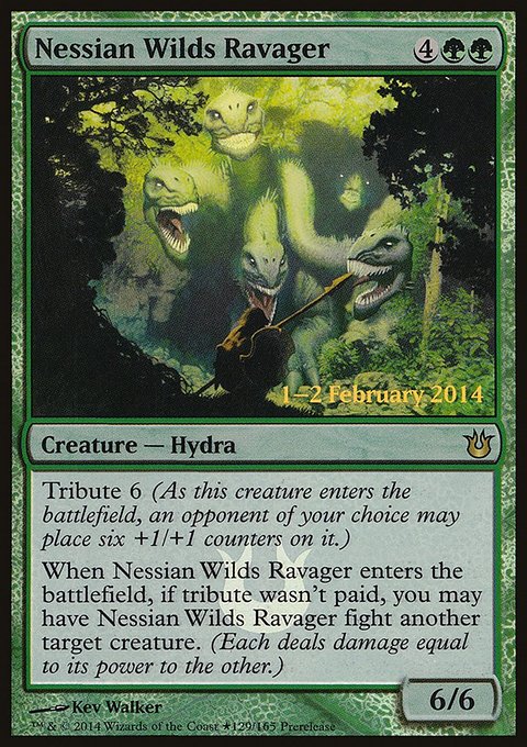 Nessian Wilds Ravager, Born of the Gods Promos #129★, Magic: The Gathering card