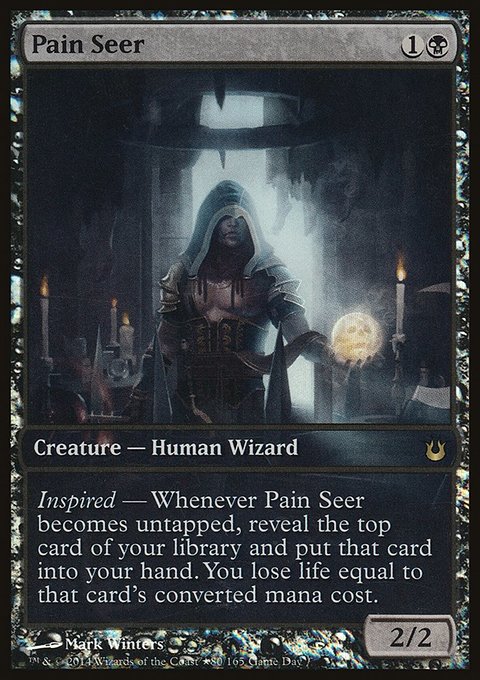 Pain Seer, Born of the Gods Promos #80, Magic: The Gathering card