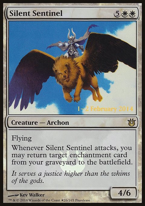 Silent Sentinel, Born of the Gods Promos #26★, Magic: The Gathering card