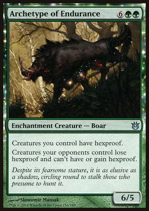 Archetype of Endurance, Born of the Gods #116, Magic: The Gathering card