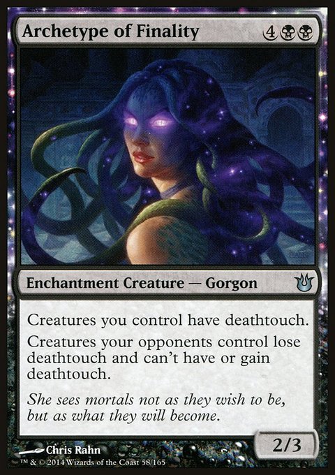 Archetype of Finality, Born of the Gods #58, Magic: The Gathering card