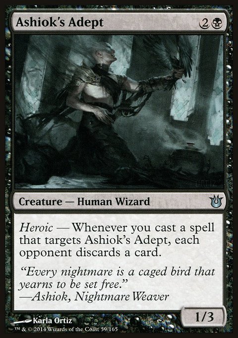 Ashiok's Adept, Born of the Gods #59, Magic: The Gathering card
