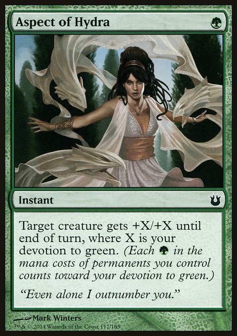 Aspect of Hydra, Born of the Gods #117, Magic: The Gathering card