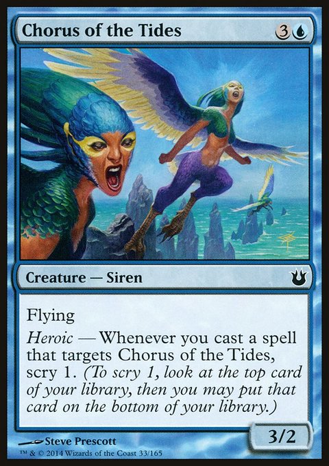 Chorus of the Tides, Born of the Gods #33, Magic: The Gathering card