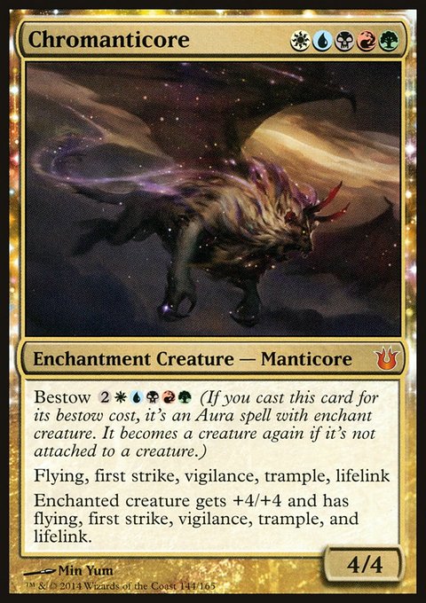 Chromanticore, Born of the Gods #144, Magic: The Gathering card