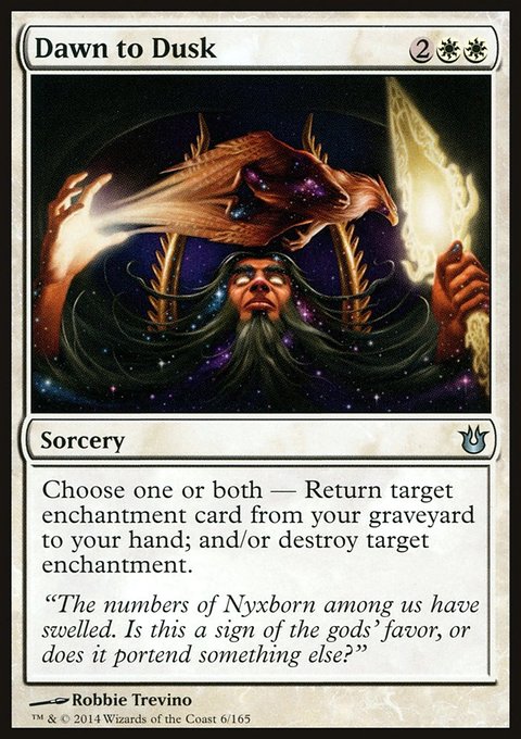 Dawn to Dusk, Born of the Gods #6, Magic: The Gathering card