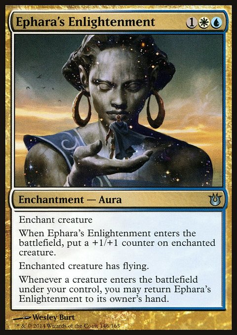 Ephara's Enlightenment, Born of the Gods #146, Magic: The Gathering card