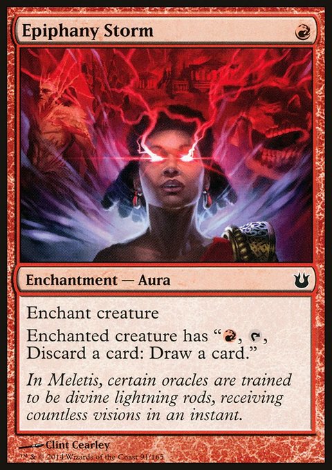 Epiphany Storm, Born of the Gods #91, Magic: The Gathering card