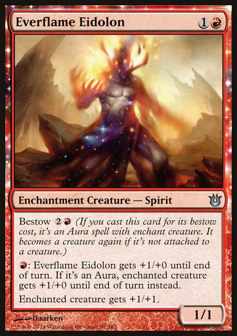 Everflame Eidolon, Born of the Gods #92, Magic: The Gathering card