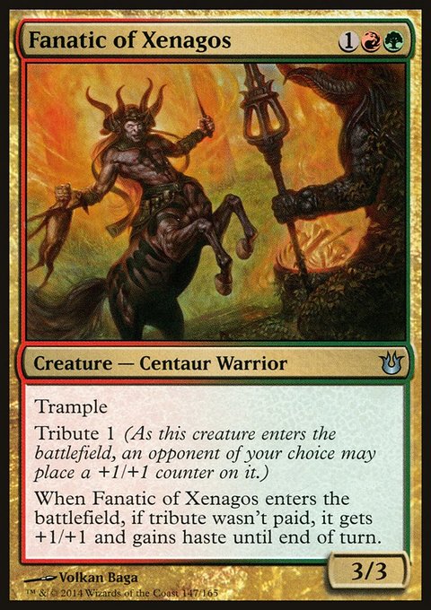 Fanatic of Xenagos, Born of the Gods #147, Magic: The Gathering card