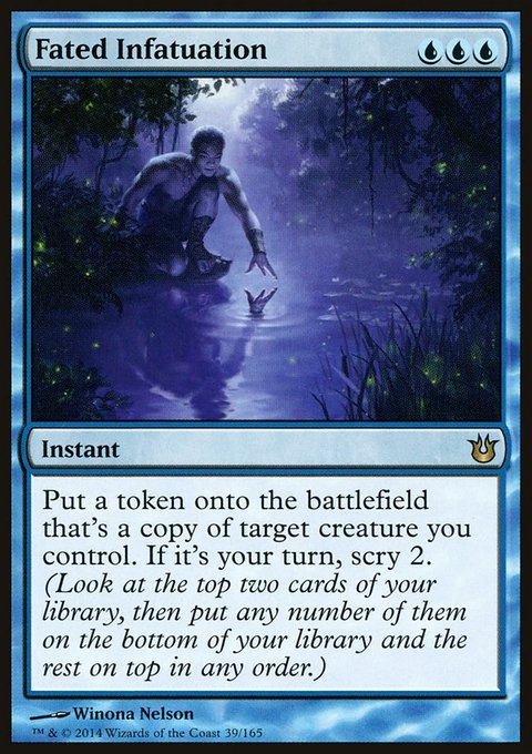 Fated Infatuation, Born of the Gods #39, Magic: The Gathering card