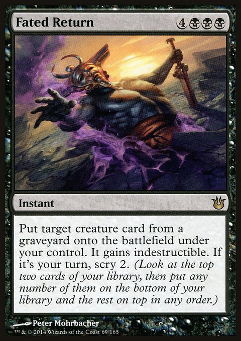 Fated Return, Born of the Gods #69, Magic: The Gathering card