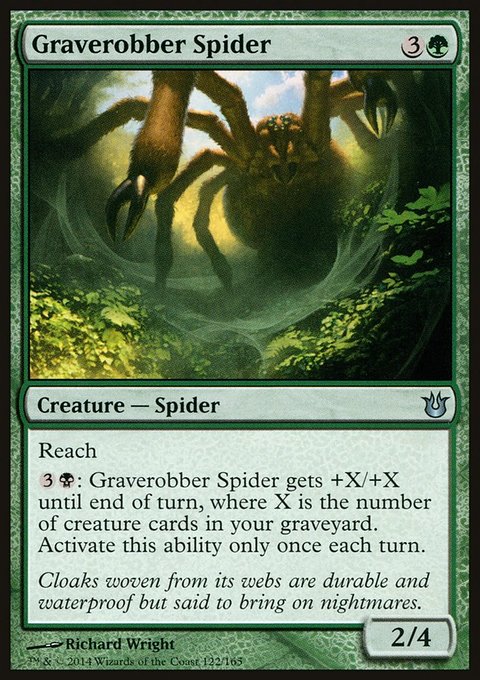 Graverobber Spider, Born of the Gods #122, Magic: The Gathering card