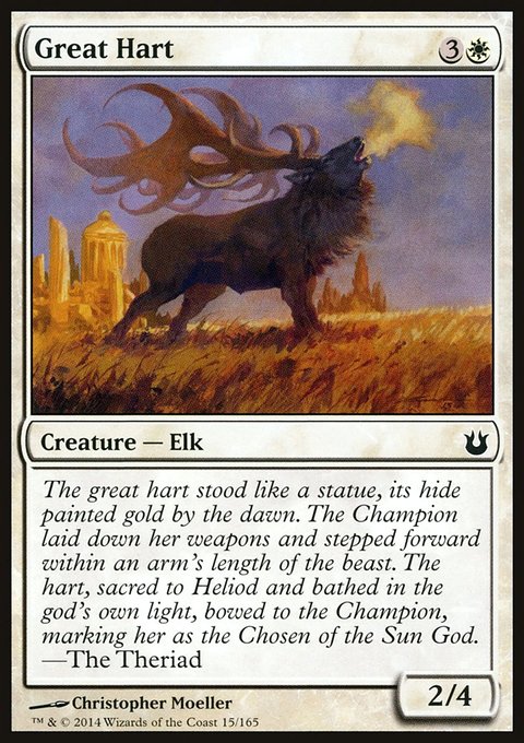 Great Hart, Born of the Gods #15, Magic: The Gathering card