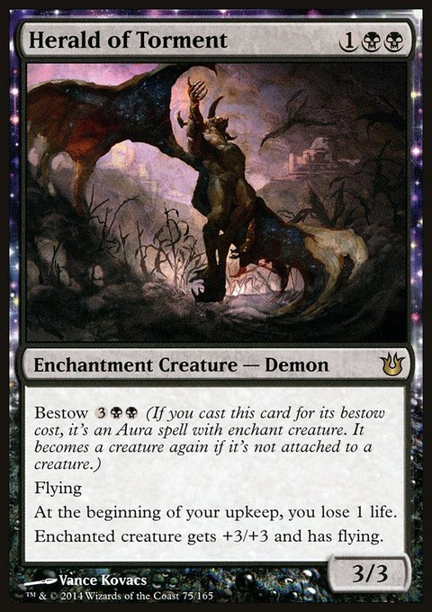 Herald of Torment, Born of the Gods #75, Magic: The Gathering card