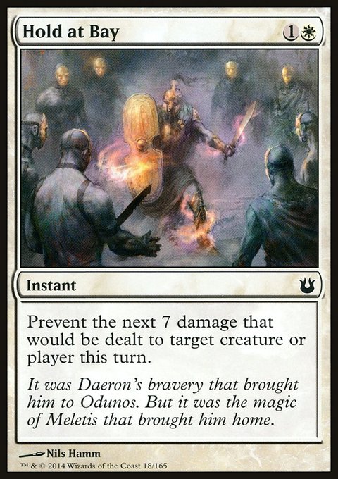 Hold at Bay, Born of the Gods #18, Magic: The Gathering card