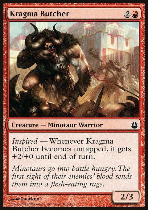 Kragma Butcher, Born of the Gods #100, Magic: The Gathering card