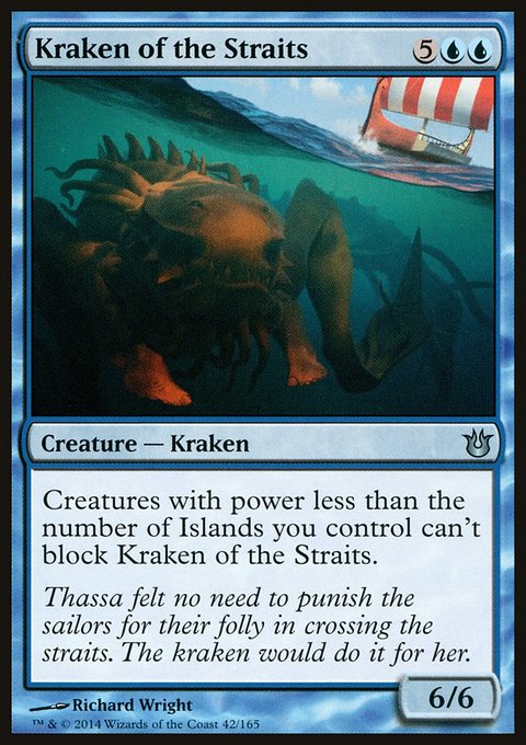 Kraken of the Straits, Born of the Gods #42, Magic: The Gathering card