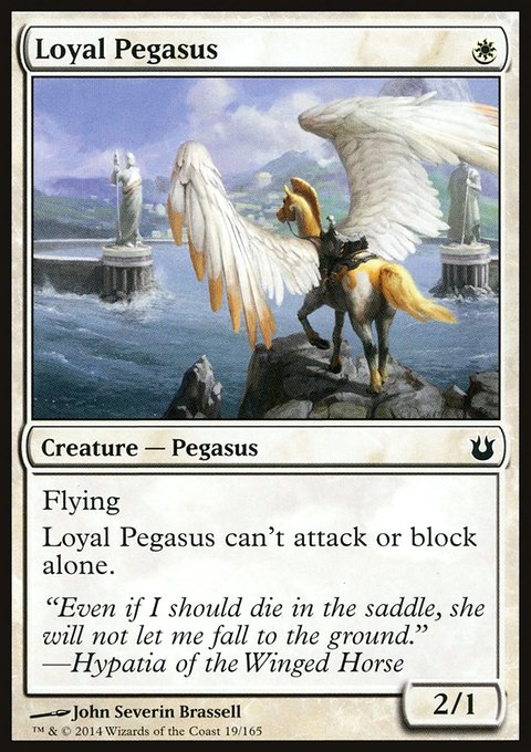 Loyal Pegasus, Born of the Gods #19, Magic: The Gathering card