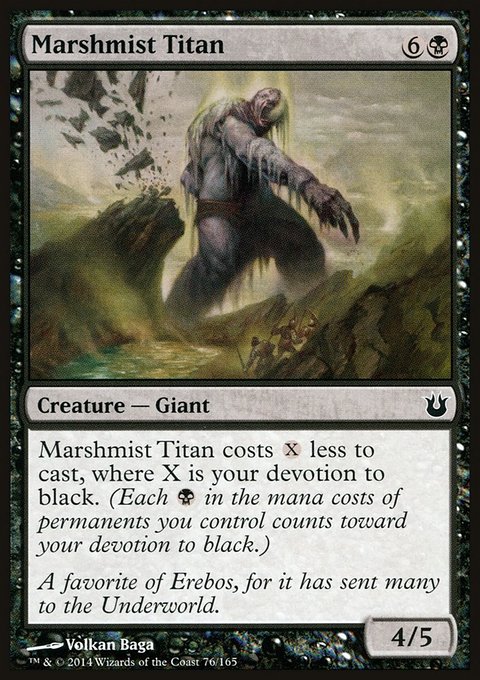 Marshmist Titan, Born of the Gods #76, Magic: The Gathering card