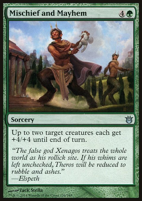 Mischief and Mayhem, Born of the Gods #126, Magic: The Gathering card