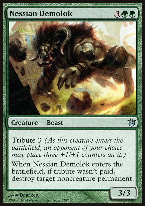 Nessian Demolok, Born of the Gods #128, Magic: The Gathering card