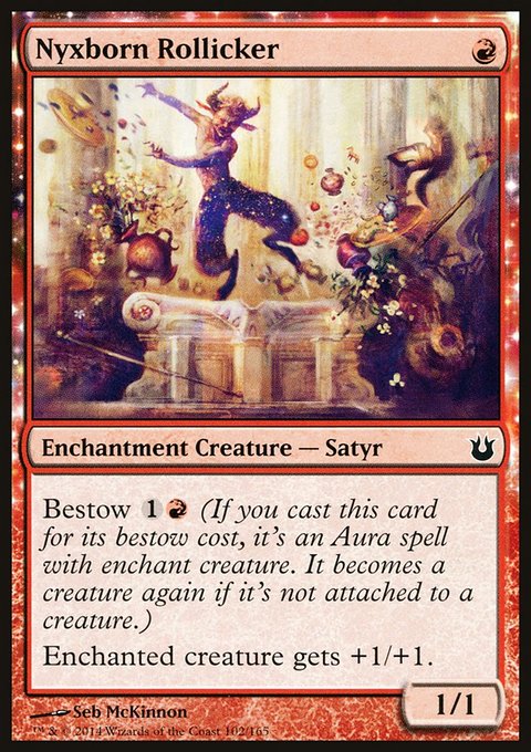 Nyxborn Rollicker, Born of the Gods #102, Magic: The Gathering card