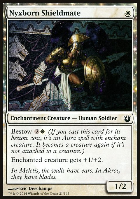 Nyxborn Shieldmate, Born of the Gods #21, Magic: The Gathering card