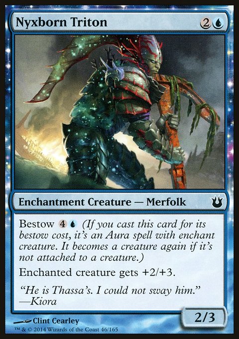 Nyxborn Triton, Born of the Gods #46, Magic: The Gathering card